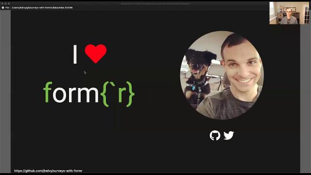 John Helveston | Using formr to create R-powered surveys with individualized feedback | RStudio
