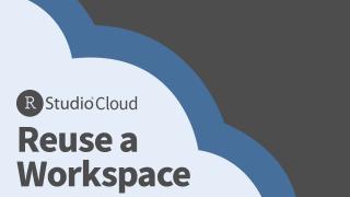 RStudio Cloud | Reusing a Workspace | Instructor View
