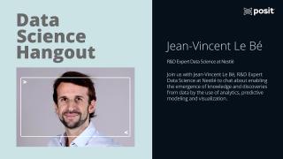 Jean-Vincent Le Bé @ Nestlé | Data Science Hangout