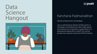 The changing landscape of data science | Kanchana Padmanabhan | Data Science Hangout